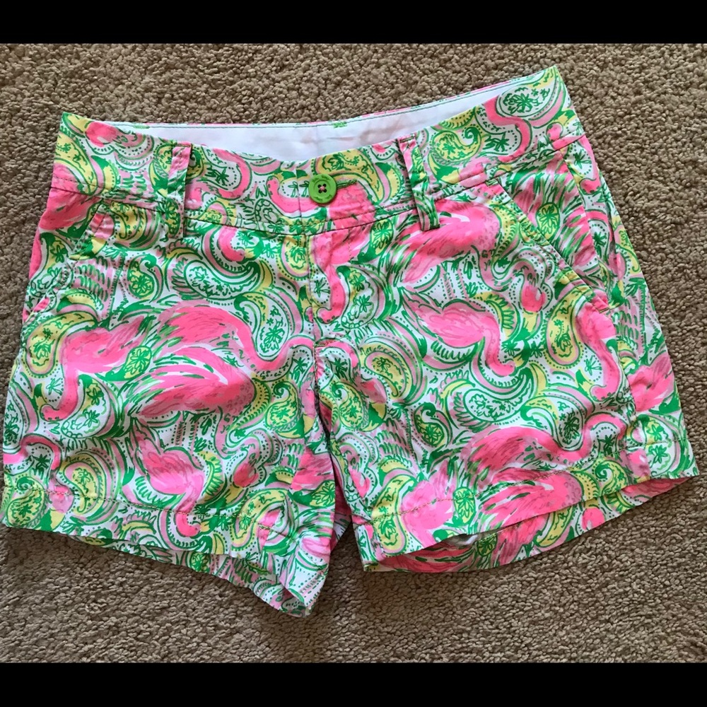 Lilly Pulitzer Flamingo Shorts